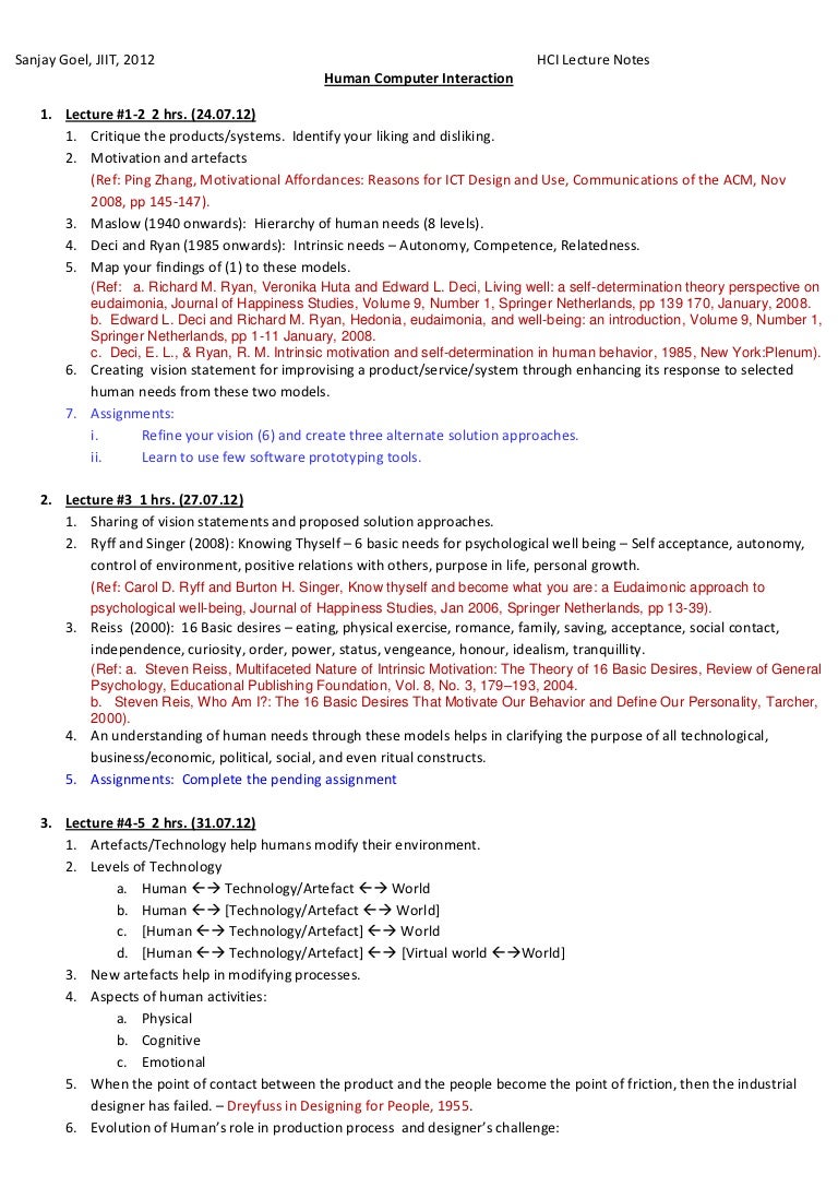 Lecture 1. Brief summary. Human Aspects Lecture 1. Brief summary. Human Aspects